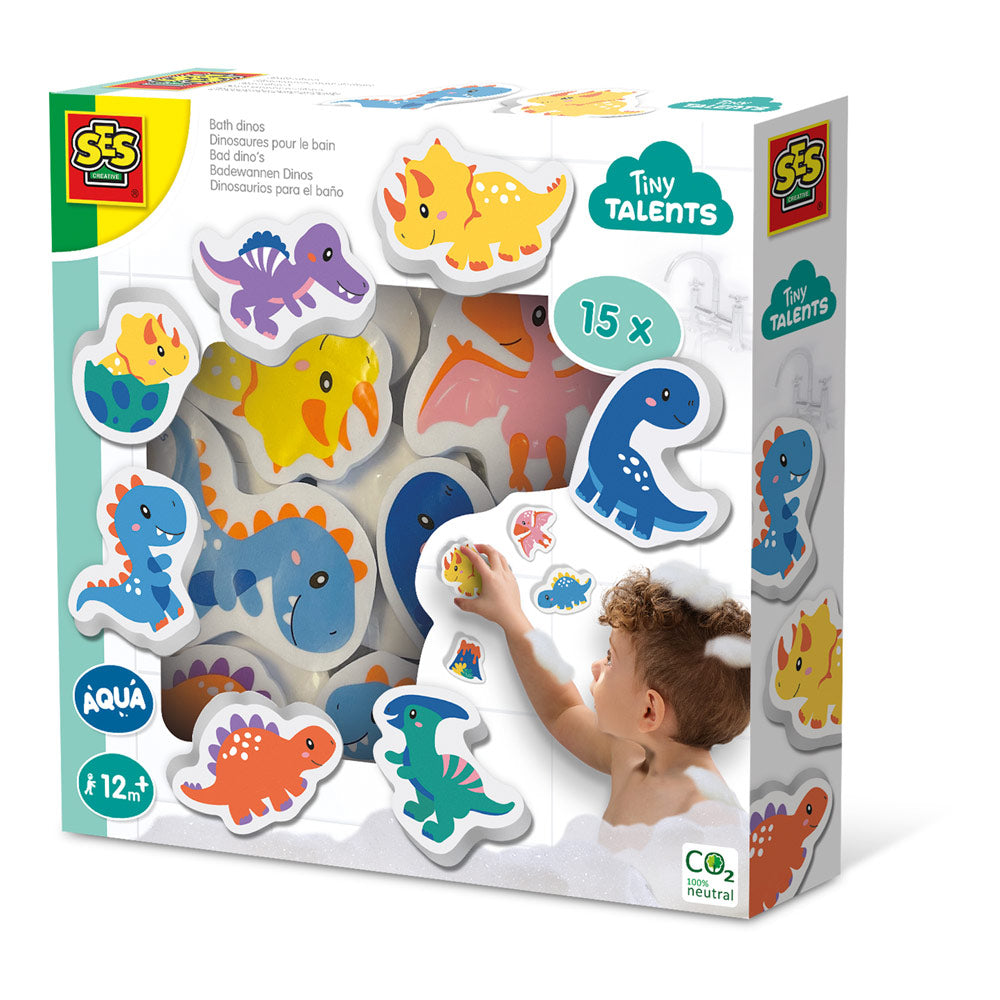 SES Creative Tiny Talents Bath Dinos