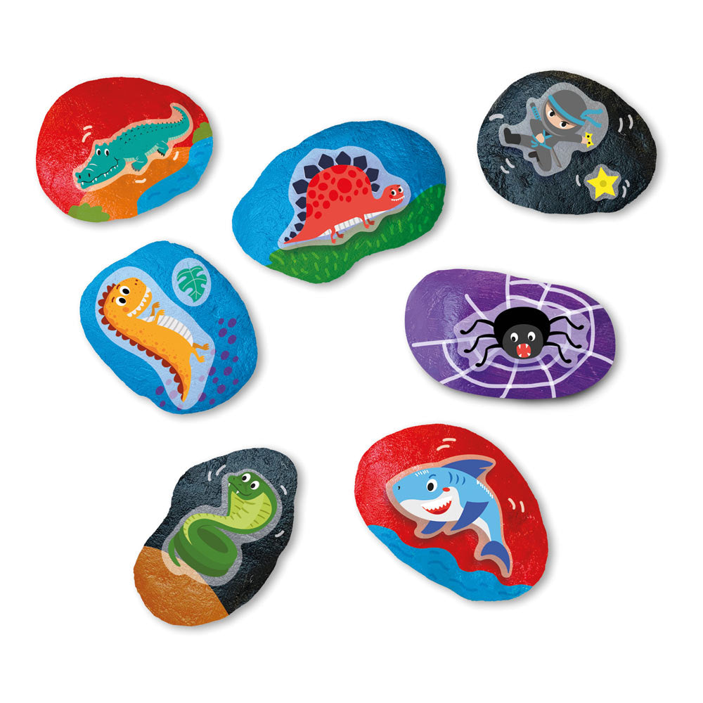 SES Creative Rub-On Rock Painting