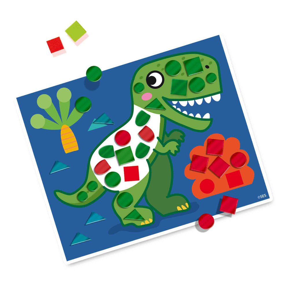 SES Creative I Learn to Make Dino Mosaics