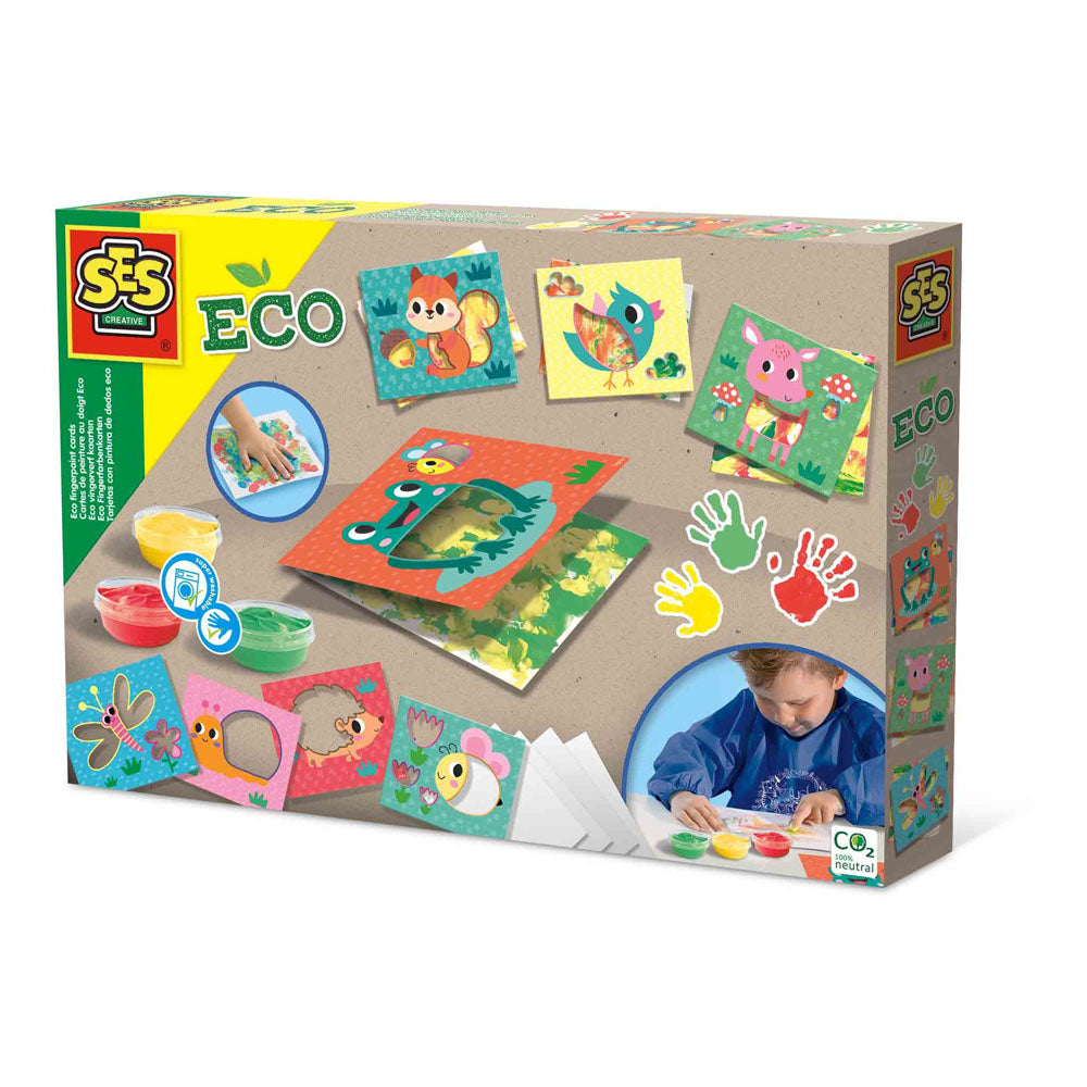 SES Creative Eco Fingerpaint Cards