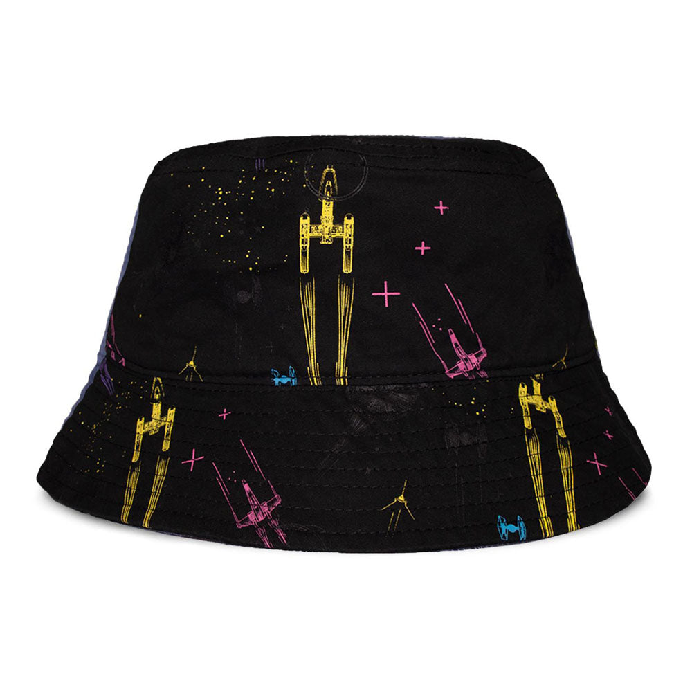 Star Wars A New Hope Neon Space Battles Children's Bucket Hat