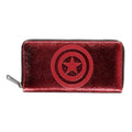 Marvel Comics Captain America Shield Logo Zip Around Wallet