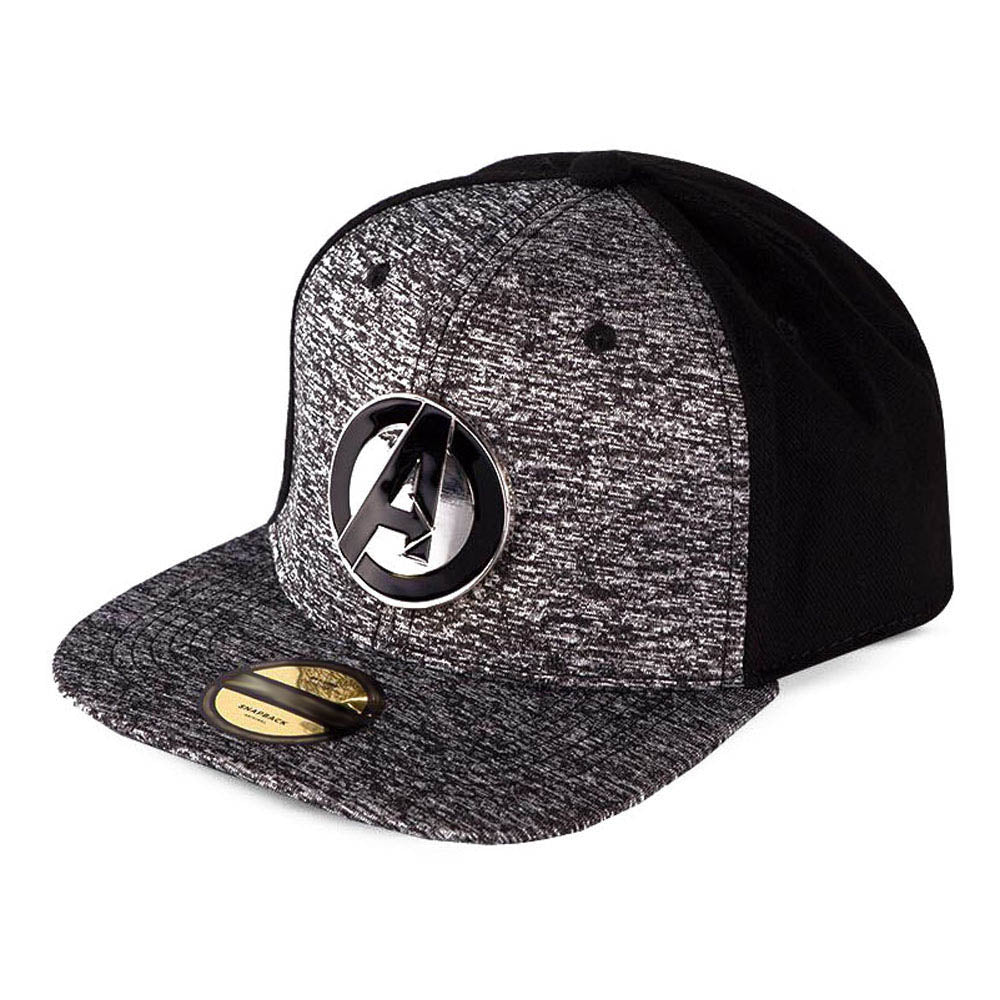 Marvel Comics The Avengers Metal Logo Snapback Baseball Cap
