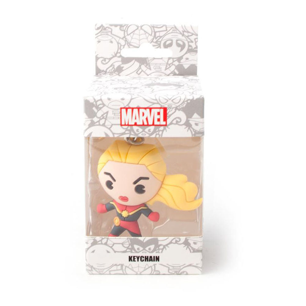 Marvel Comics Captain Marvel Kawaii 3D Keychain