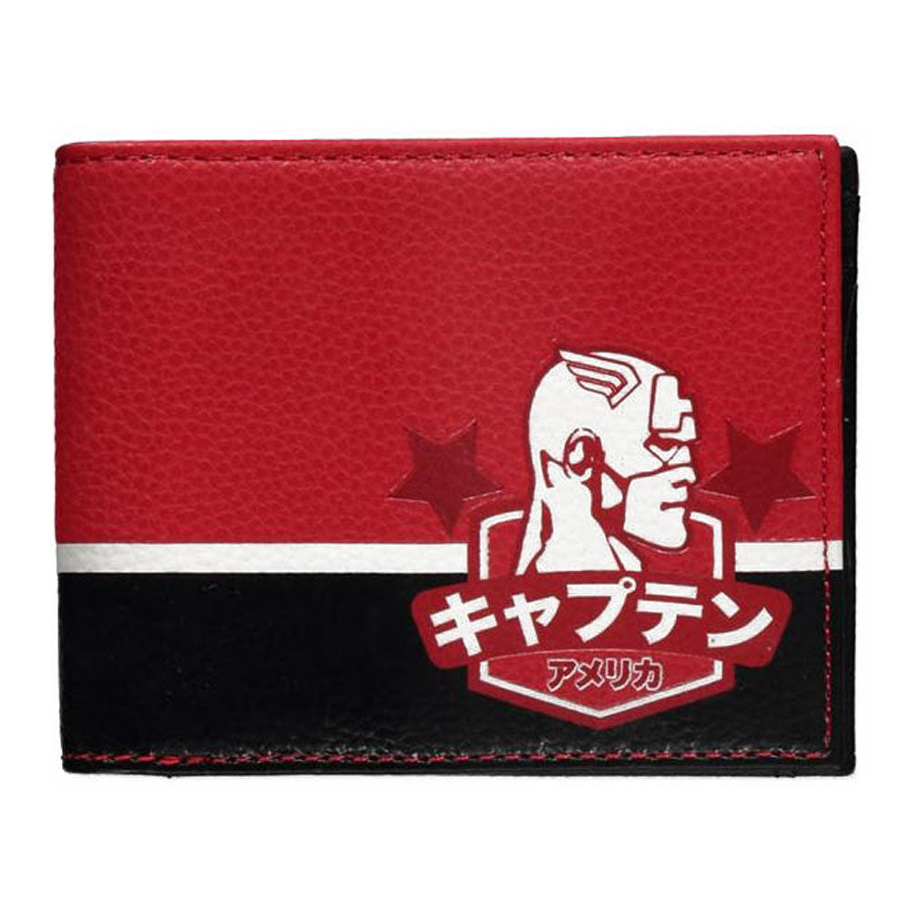 Marvel Comics Captain America Japanese-Style Bi-fold Wallet