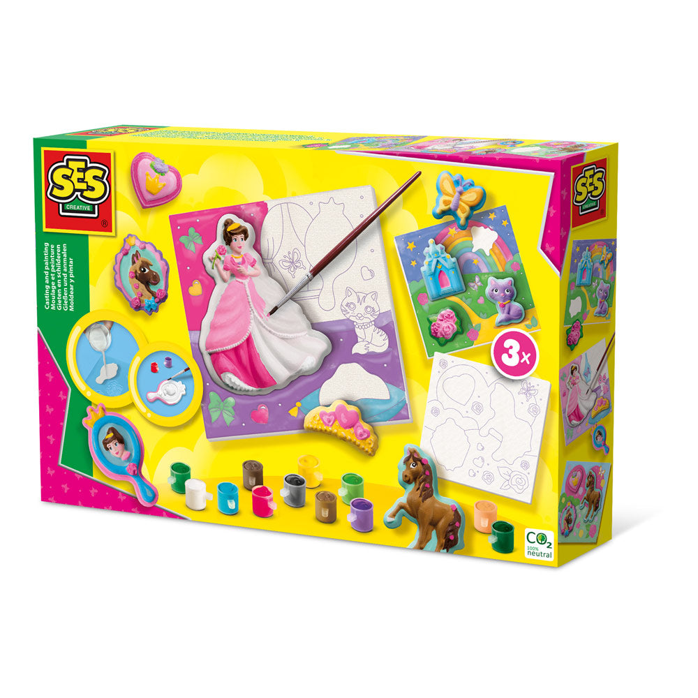 SES Creative Canvases to Paint Princesses Casting and Painting