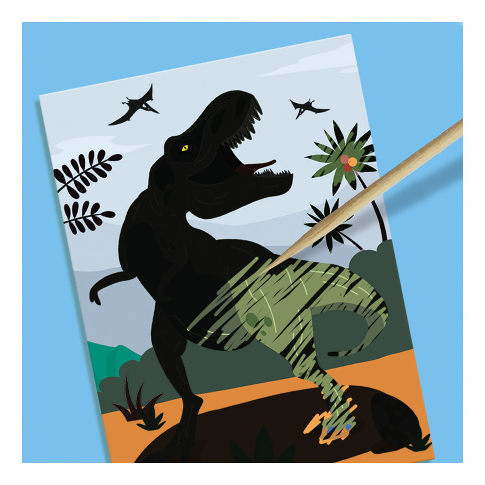 SES Creative Dinosaurs 2-in-1 Casting and Painting and Scratch