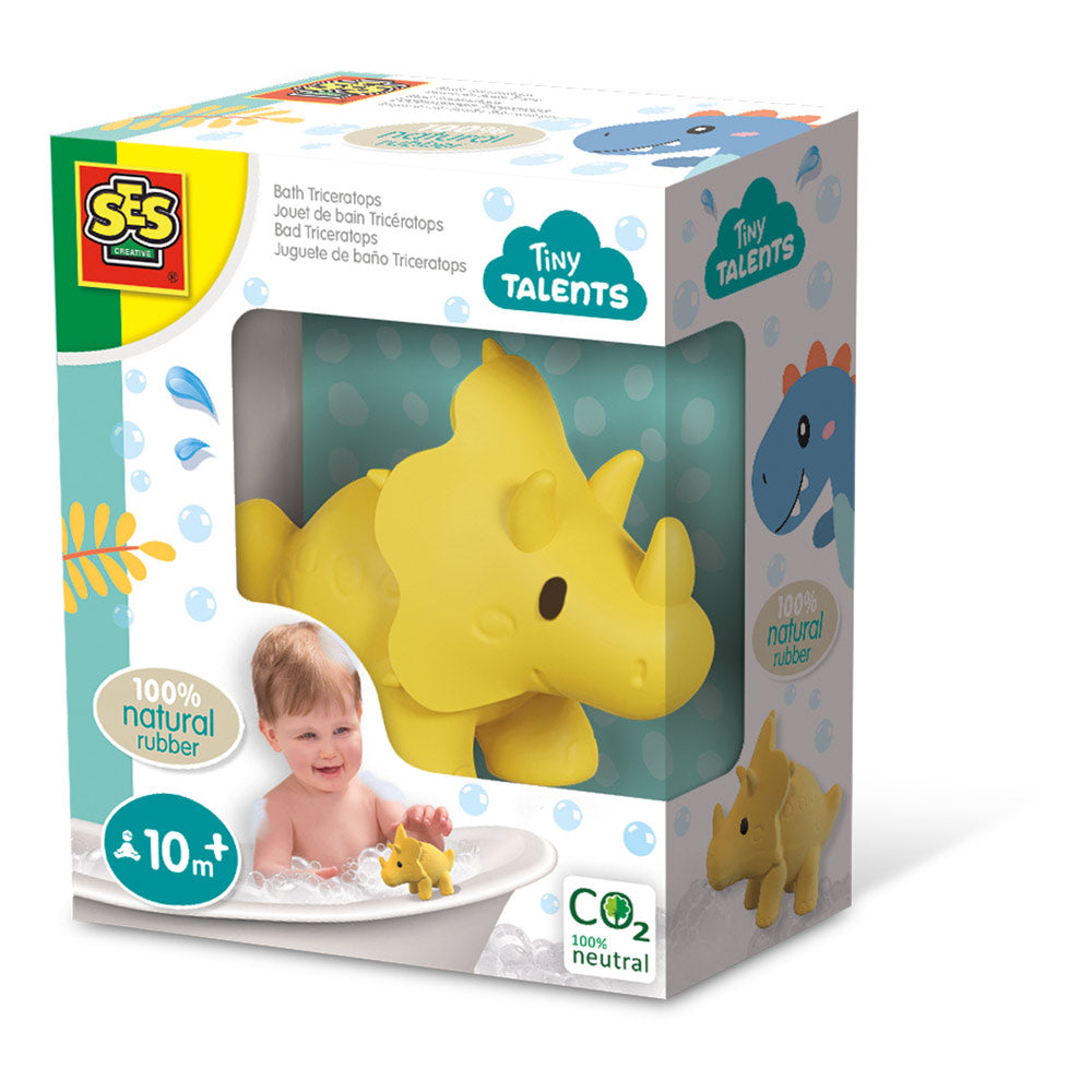 SES Creative Tiny Talents Bath Triceratops