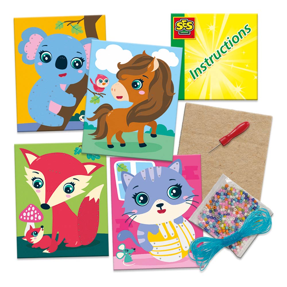 SES Creative Glass Beads Embroidery Cards