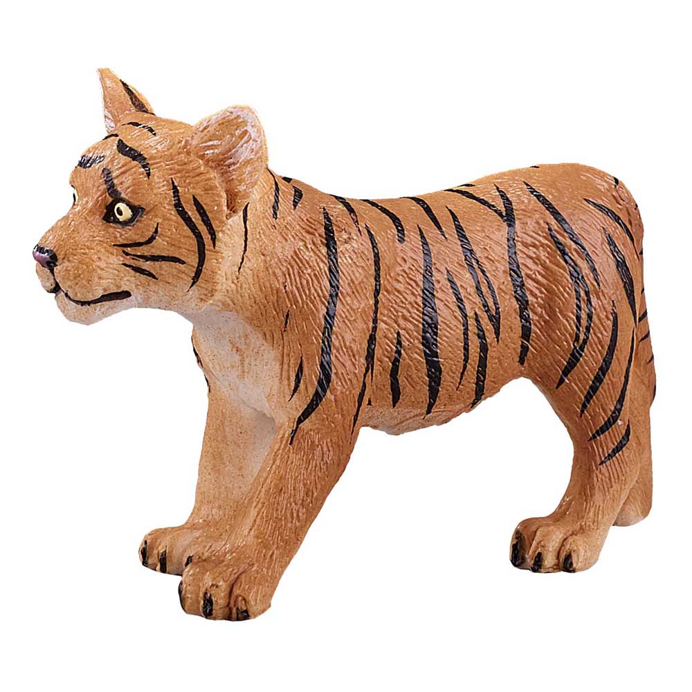 Mojo Wildlife & Woodland Tiger Cub Standing Toy Figure
