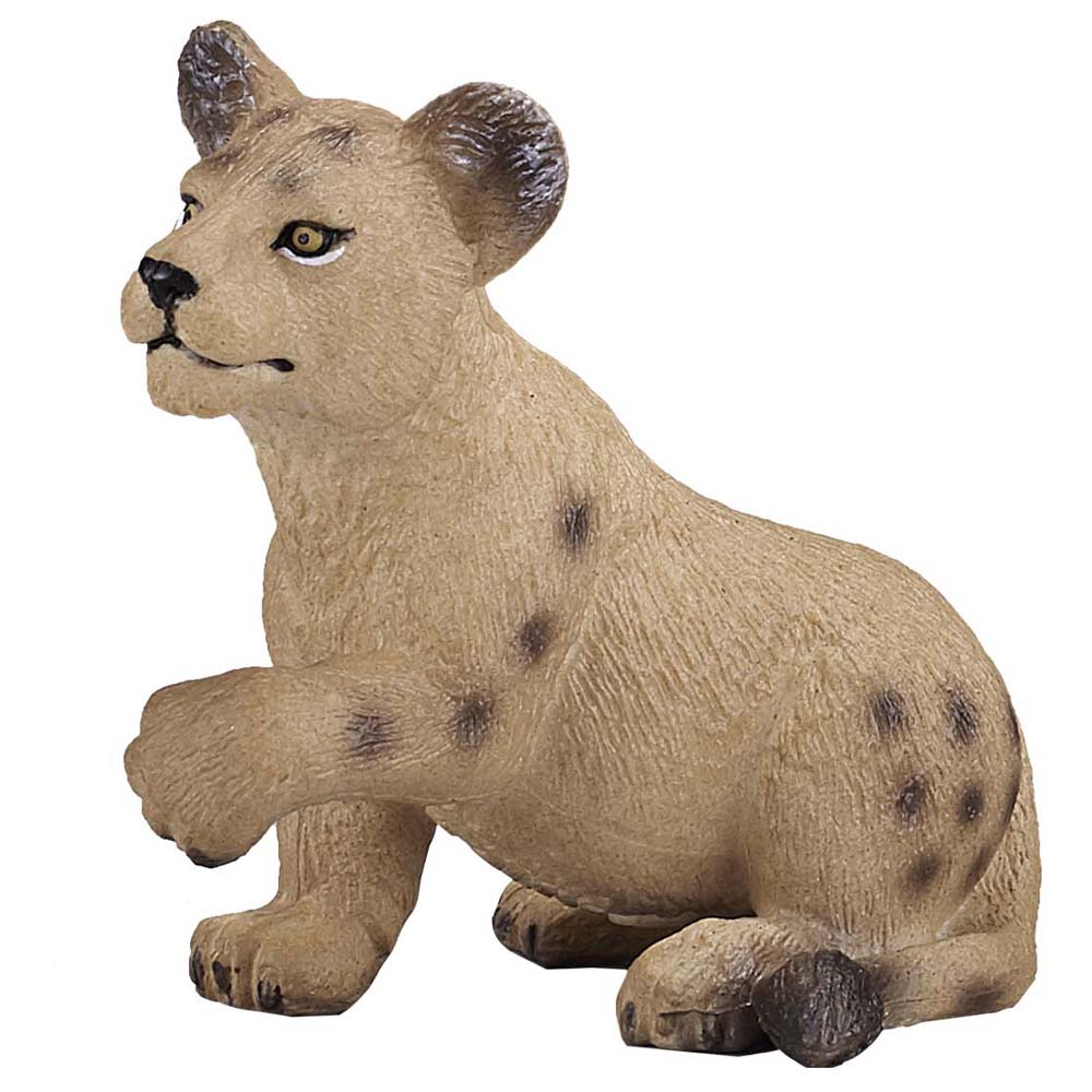 Mojo Wildlife & Woodland Lion Cub Playing Toy Figure