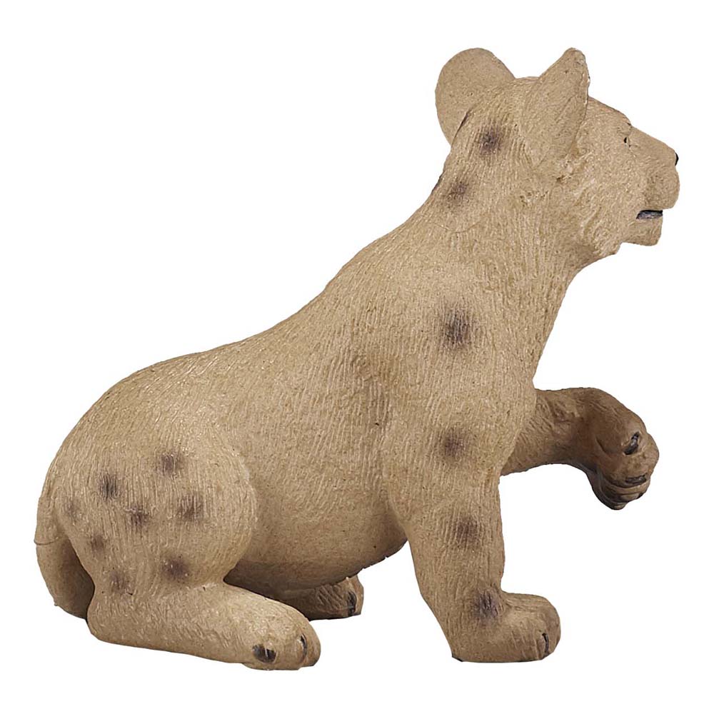 Mojo Wildlife & Woodland Lion Cub Playing Toy Figure