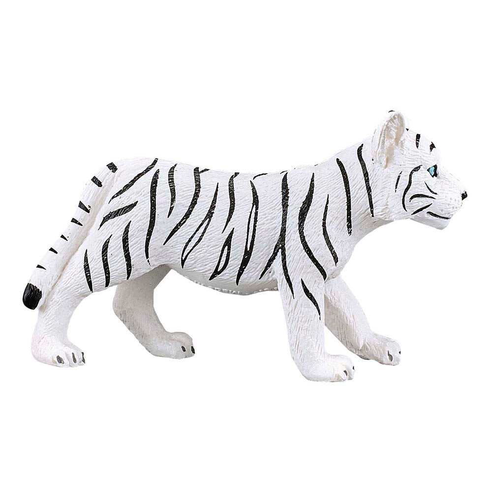 Mojo Wildlife & Woodland White Tiger Cub Standing Toy Figure