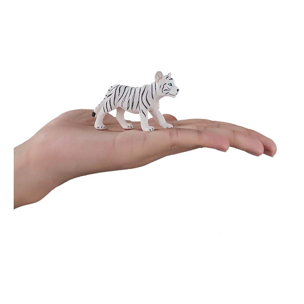 Mojo Wildlife & Woodland White Tiger Cub Standing Toy Figure