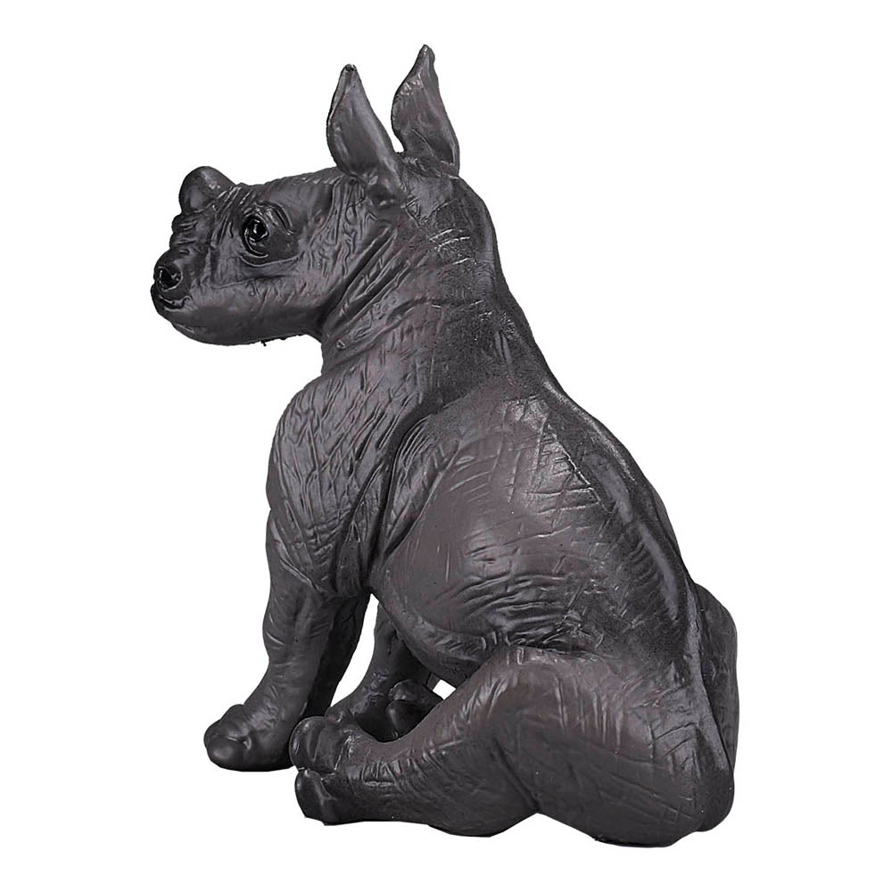 Mojo Wildlife & Woodland Rhino Baby Sitting Toy Figure