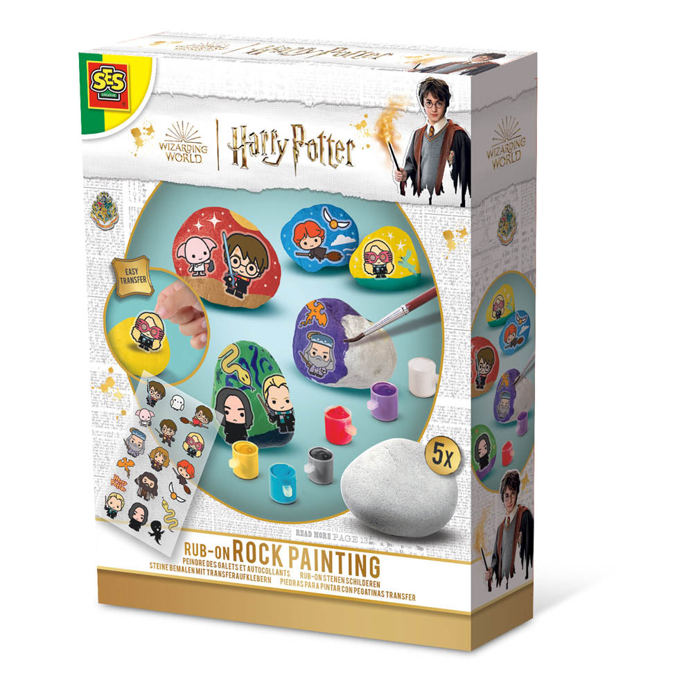 SES Creative Harry Potter Rub-on Rock Painting Rock