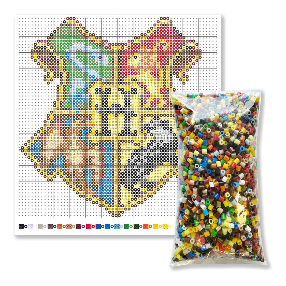 SES Creative Harry Potter Hogwarts Crest Iron-on Beads Colour Mix