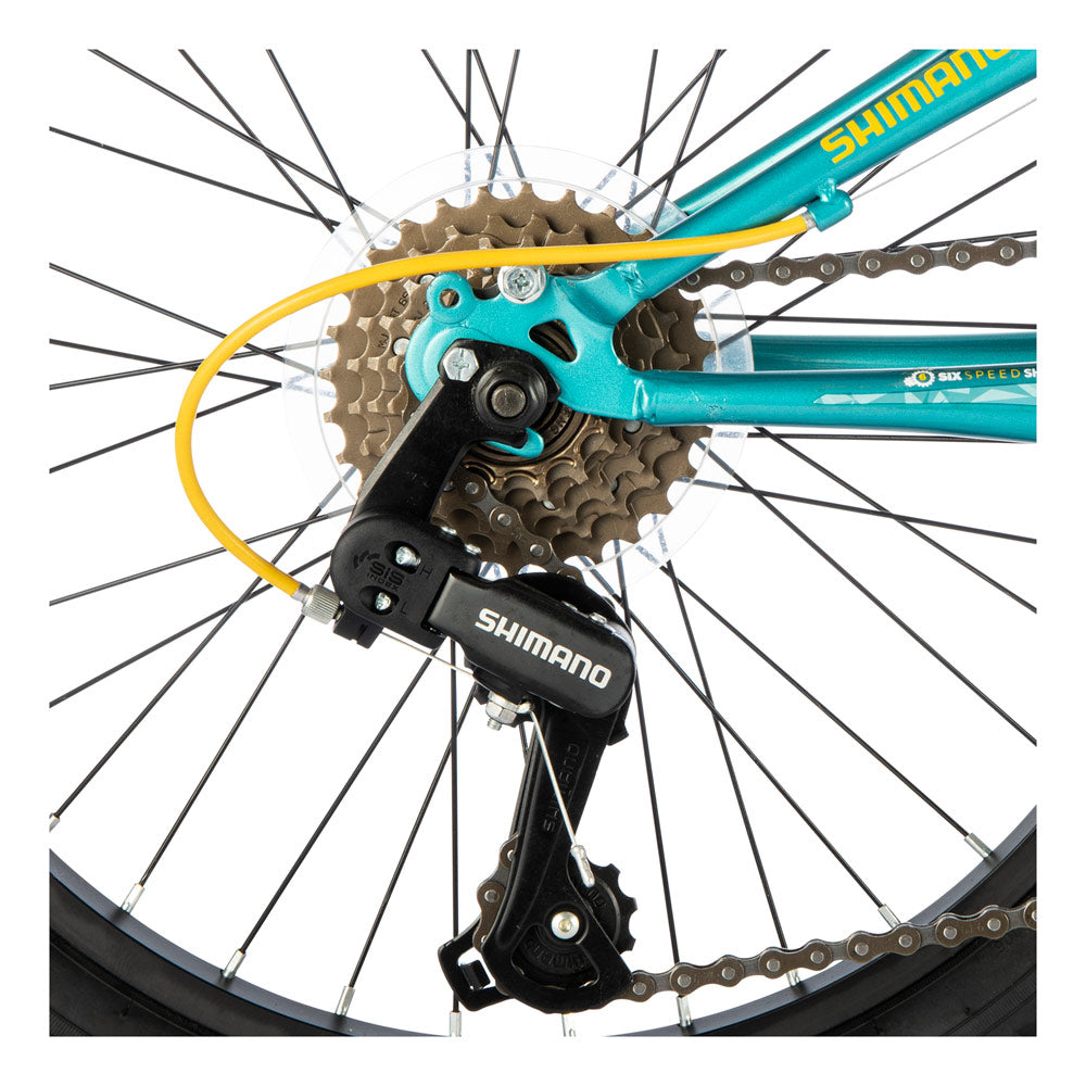 Huffy Extent 20-inch Children's Mountain Bike - Aqua Blue
