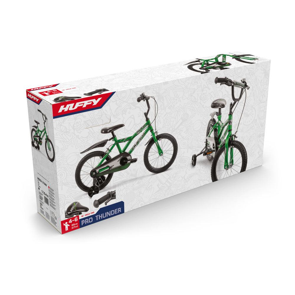 Huffy Pro Thunder 16-inch Children's Bike - Green