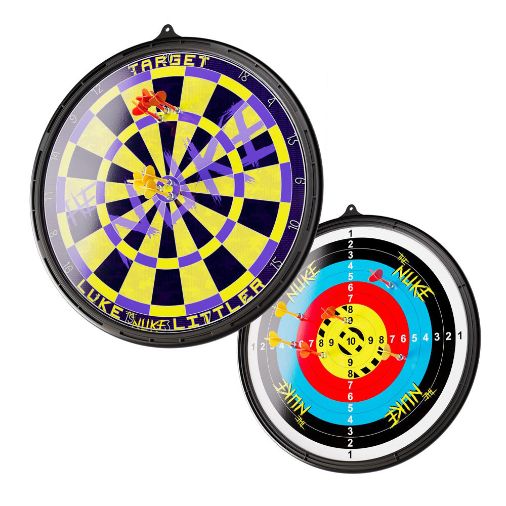 Target Darts Luke 'The Nuke' Littler Player Edition Magnetic Dartboard Set for Kids