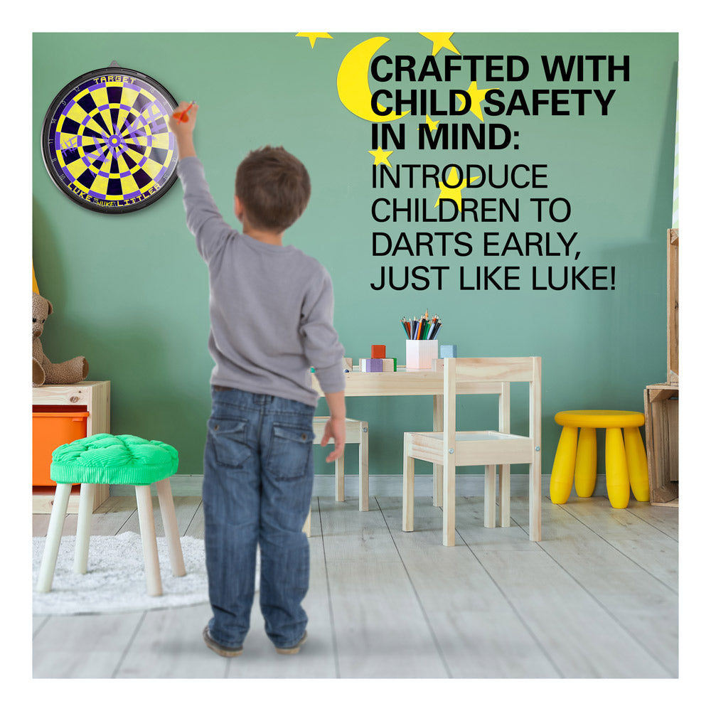 Target Darts Luke 'The Nuke' Littler Player Edition Magnetic Dartboard Set for Kids