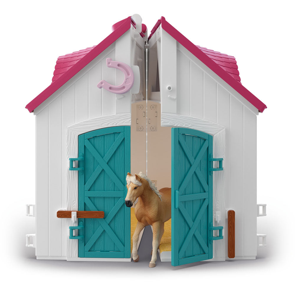 Schleich Horse Club Open Stable Little Horseshoe Toy Playset