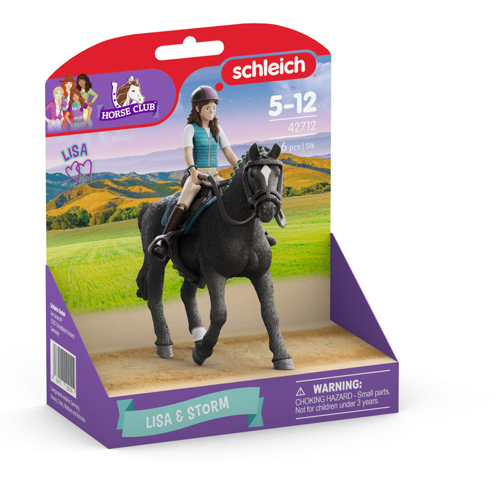 Schleich Horse Club Lisa & Storm Toy Figure Set