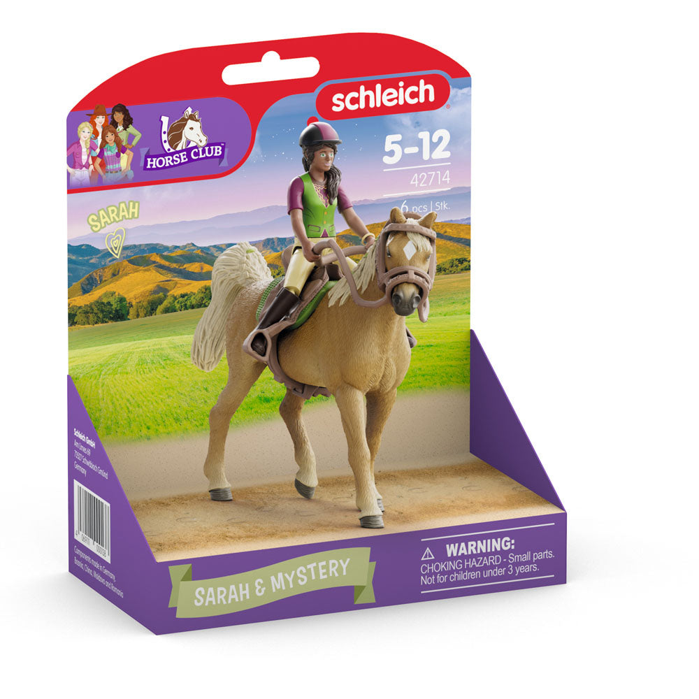 Schleich Horse Club Sarah & Mystery Toy Figure Set