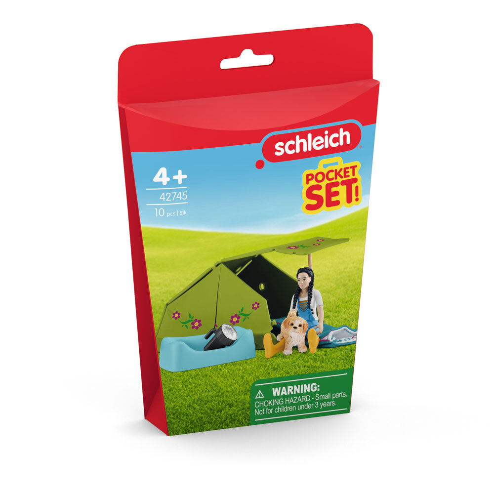Schleich Horse Club Camping Adventure with Kim Toy Playset