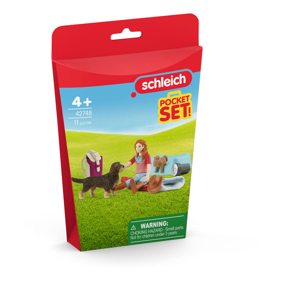 Schleich Horse Club Sleepover with Hannah Toy Playset