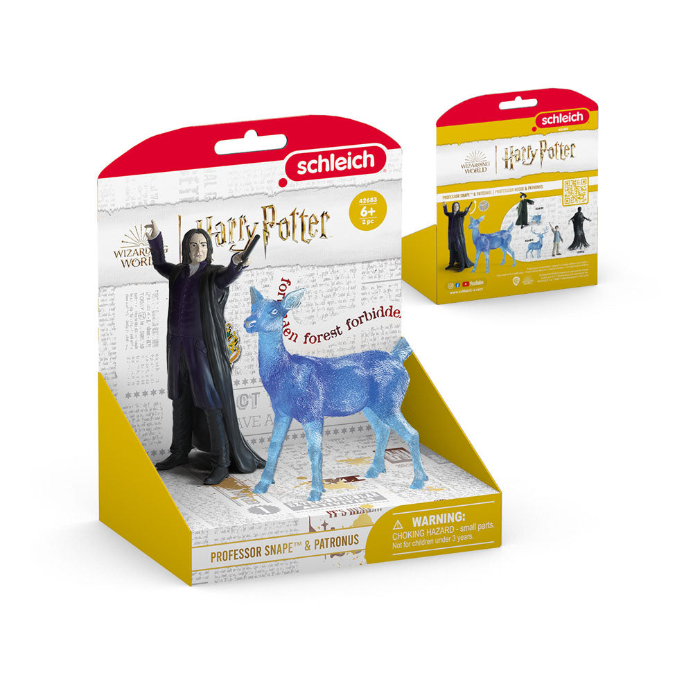 Schleich Harry Potter Wizarding World Professor Snape & Patronus Toy Figure Set