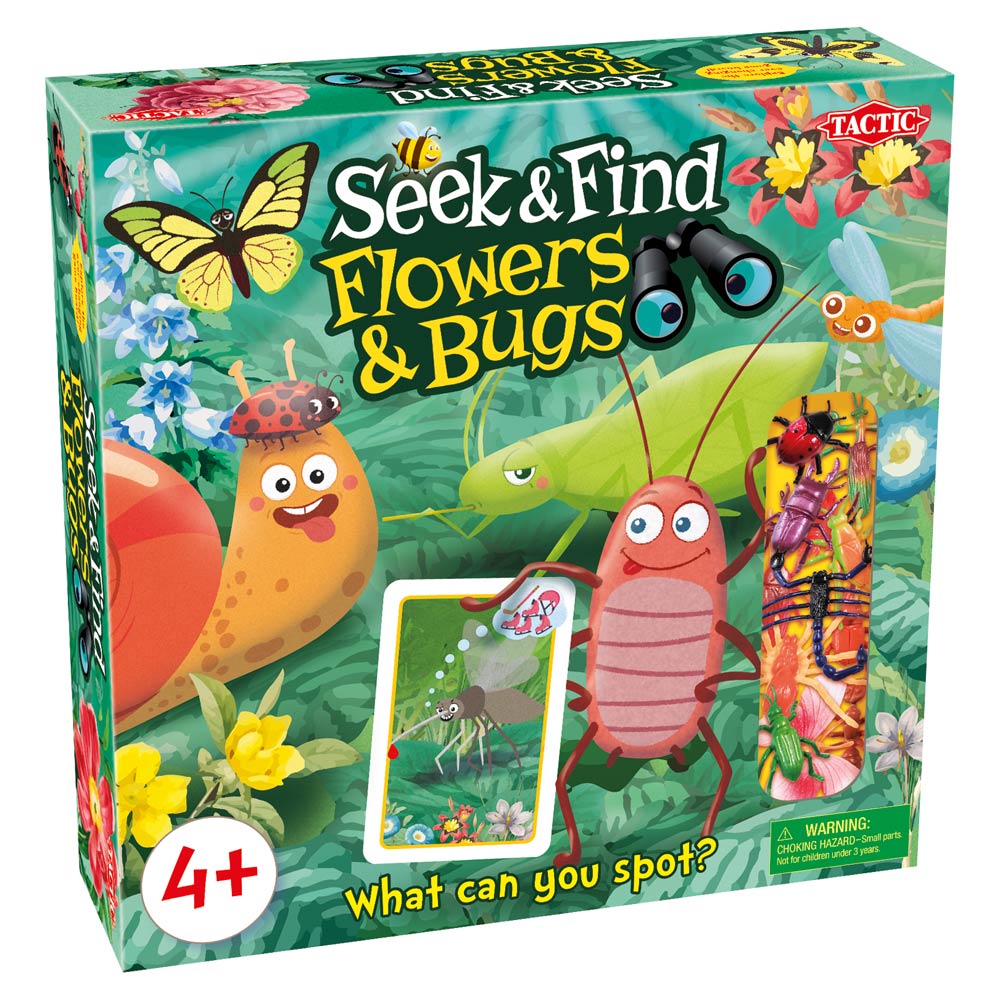 Tactic Games Seek & Find: Flowers and Bugs