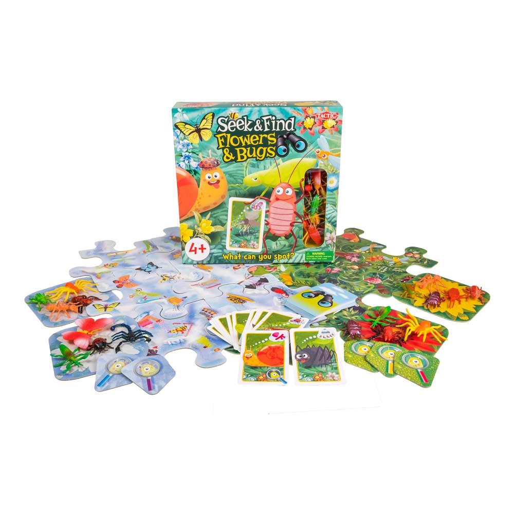 Tactic Games Seek & Find: Flowers and Bugs