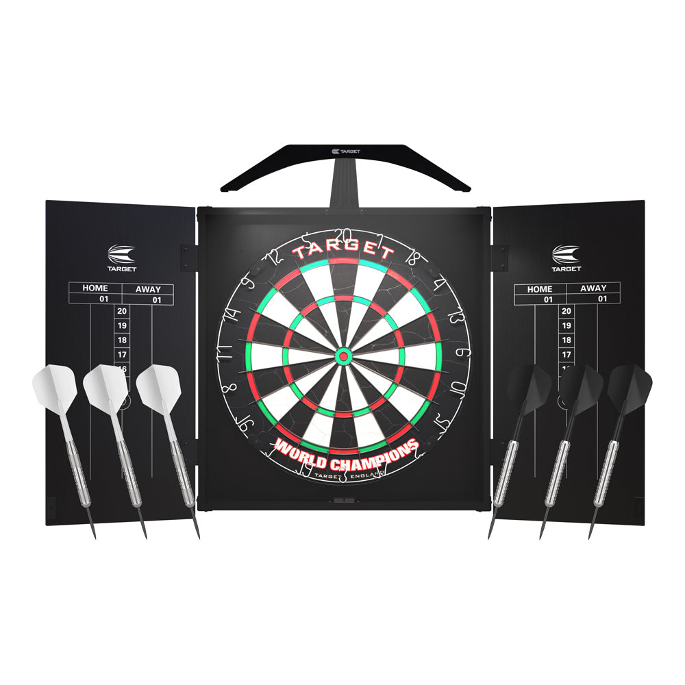 Target Darts Arc Dartboard Cabinet Set