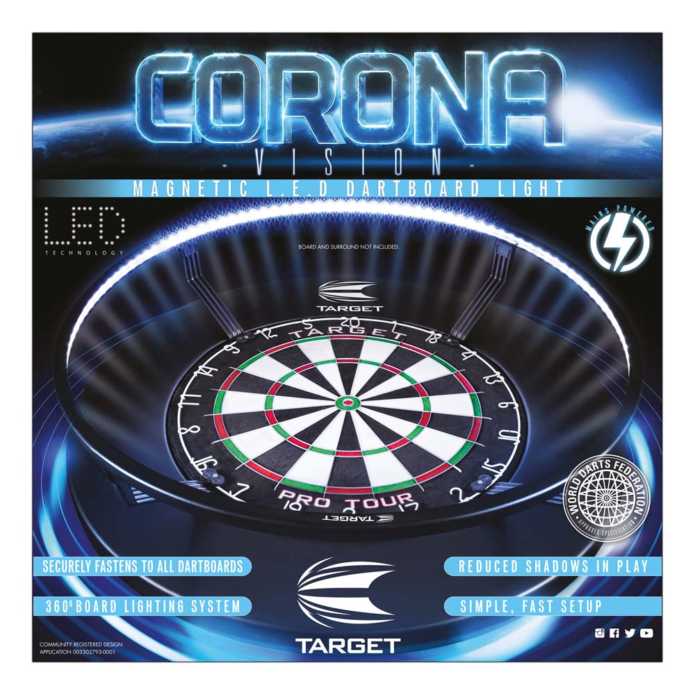 Target Darts Corona Vision Dartboard Lighting System