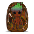 Marvel Comics Guardians of the Galaxy 3D Baby Groot Patch Shiny Mini Backpack