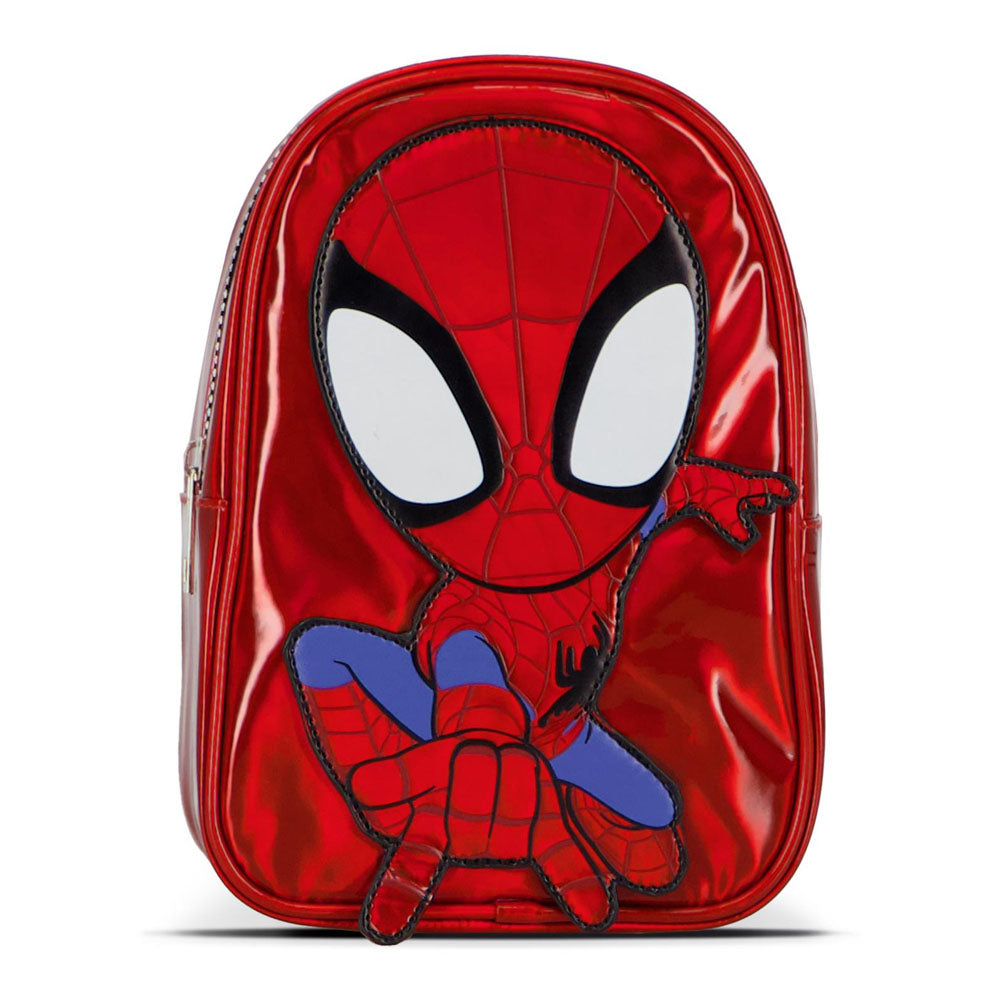 Marvel Comics Spider-Man 3D Character Patch Shiny Mini Backpack
