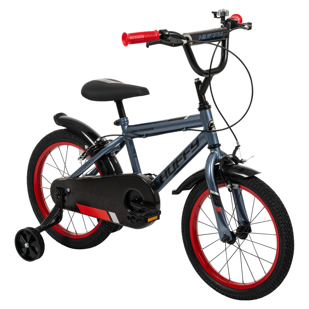 Huffy Pro Thunder 16-inch Children's Bike - Charcoal Grey