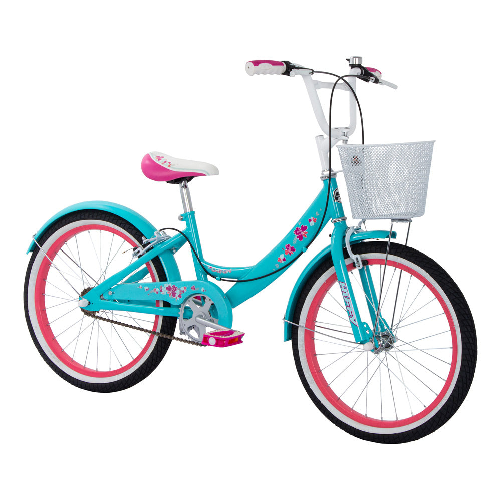 Huffy Girly Girl 20-inch Children's Bike - Aqua Blue