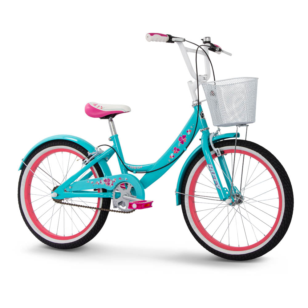 Huffy Girly Girl 20-inch Children's Bike - Aqua Blue