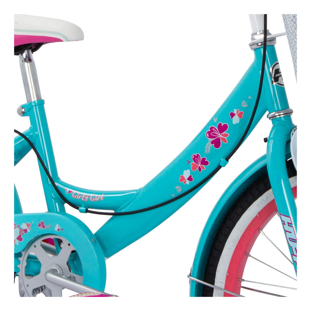 Huffy Girly Girl 20-inch Children's Bike - Aqua Blue