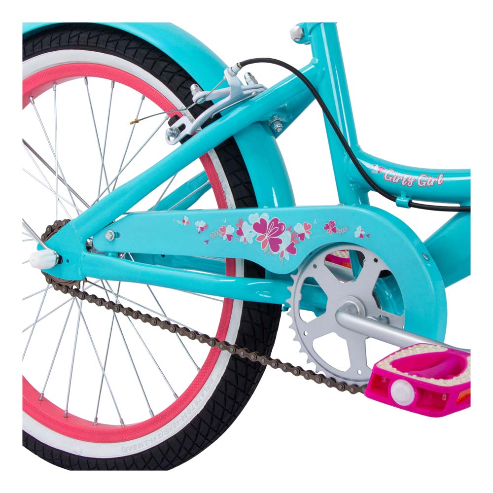 Huffy Girly Girl 20-inch Children's Bike - Aqua Blue