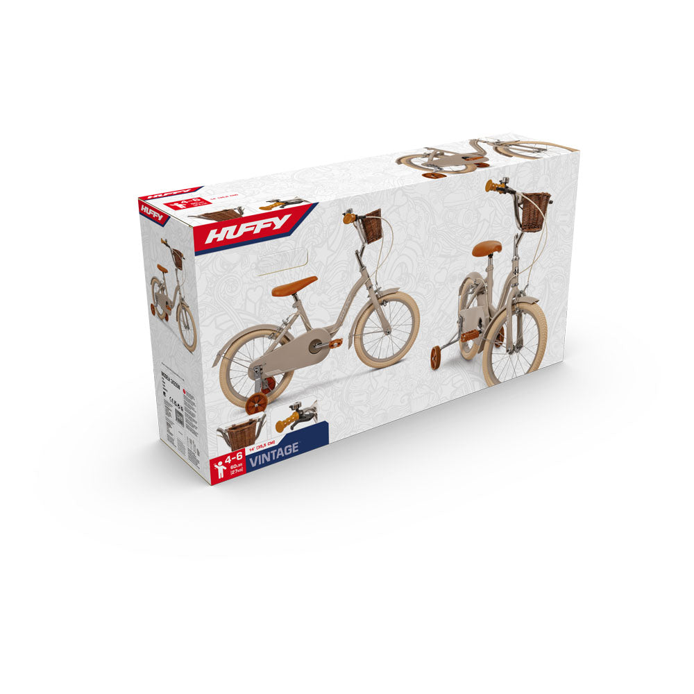Huffy Vintage 14-inch Children's Bike - Warm Grey