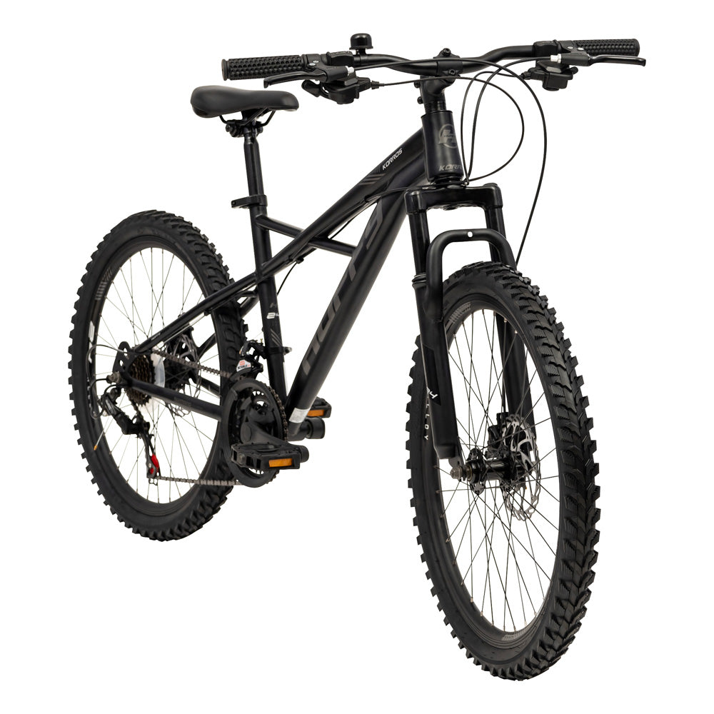 Huffy Korros 24-Inch Hardtail Mountain Bike - Black