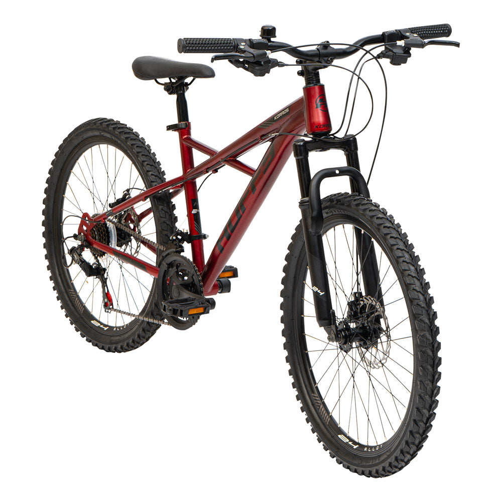 Huffy Korros 24-Inch Hardtail Mountain Bike - Red