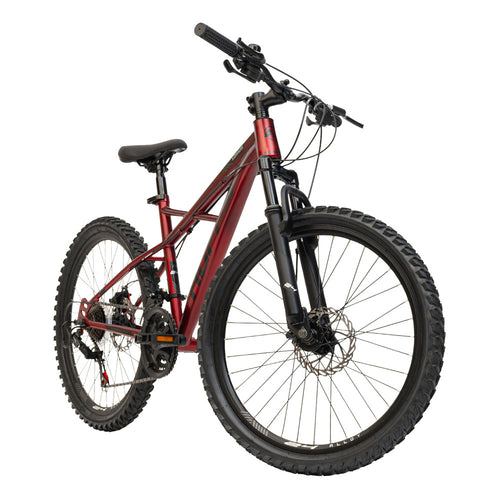 Huffy Korros 24-Inch Hardtail Mountain Bike - Red