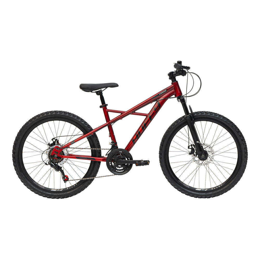 Huffy Korros 24-Inch Hardtail Mountain Bike - Red