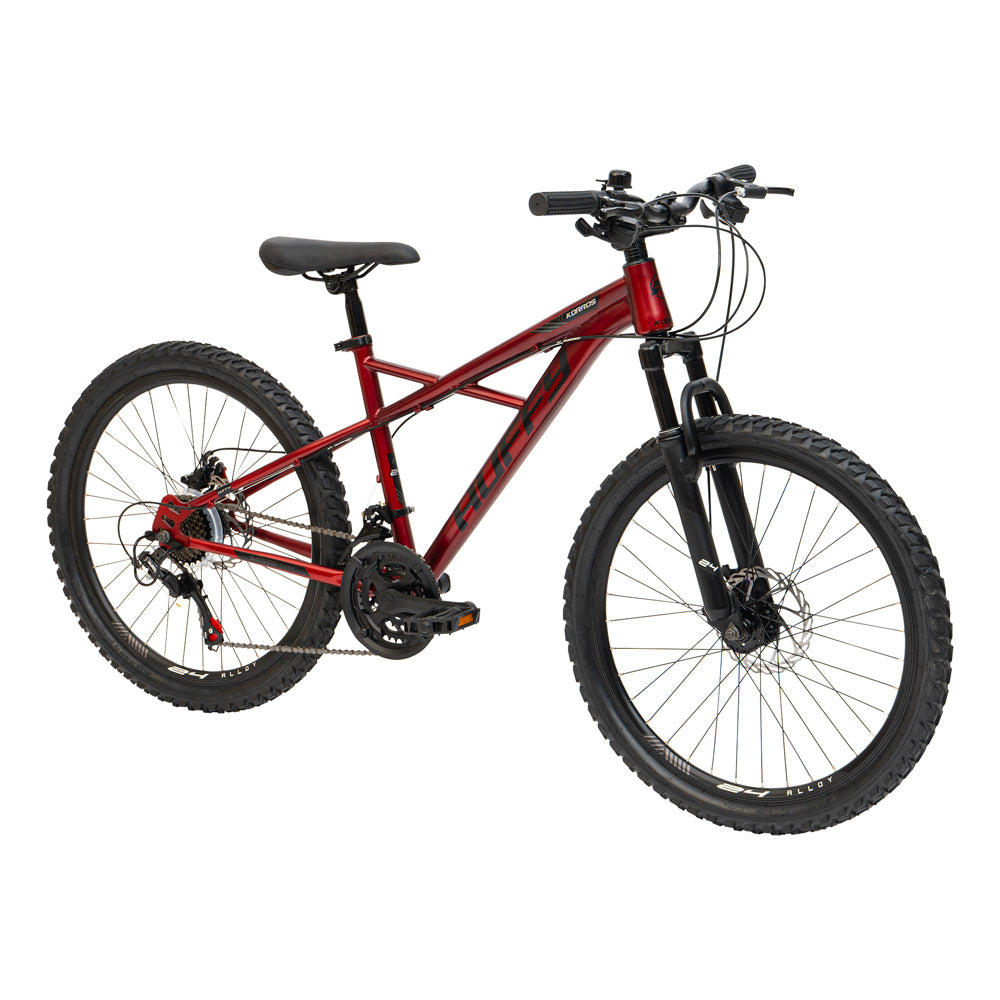 Huffy Korros 24-Inch Hardtail Mountain Bike - Red