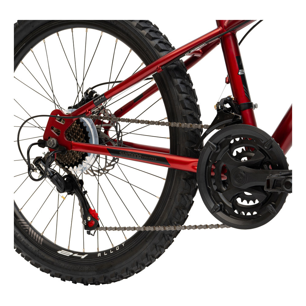 Huffy Korros 24-Inch Hardtail Mountain Bike - Red