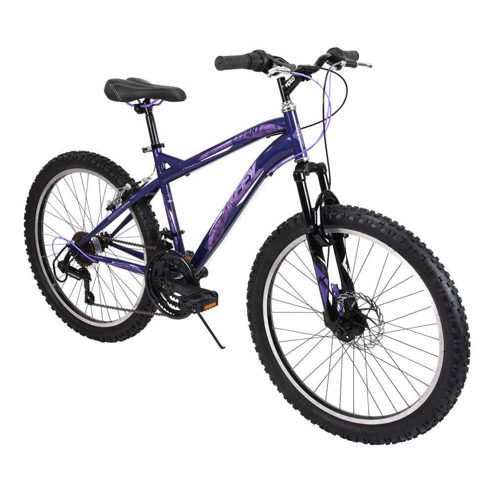 Huffy Extent 24-inch Children's Hardtail Mountain Bike - Midnight Purple